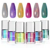 Nagelgel Holographic Polish Set Makartt 6 Galaxy Gloss Lack metallische UV/LED