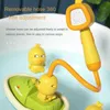 Toys de bain Baby Bath Toys mignon Duck Electric Water Spray Bathroom Toys Toys Kids Bath and Shower Bathtubs Interactive Toddler Toys Cadeaux D240507