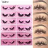 False Eyelashes Visoflee 5D Mink Lash Lasting Mink Lash Natural Dramatic Volume Lash Extended Thickness 3D False Lash d240508