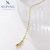 Colliers pendants xuping bijoux style mode Couronne en forme de couleur Gold Collier pour femmes Cadeaux de Noël d'anniversaire d'écolière