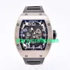 Orologi di lusso RM Mulini di orologi meccanici RM010Ti 2024 Titanium STJF