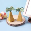 Present Wrap 10/20st Mini Coconut Palm Tree Paper Chocolate Candy Box Packing för Hawaiian Tropical Birthday Party Supplies