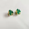 Brooches 100pcs/a Lot St. Patrick's Day Clover Lapel Pin Brooch Favors Three-leaf Pins Gift Irish Holiday Gifts