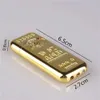 Groothandel Fancy Design Sigar Lighter Navulable Metal Gold Brick Gas Unfilled Lighter