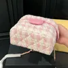 Klasik mini tweed kutu çantaları totes çanta ünlü marka kapitone matelasse crossbody çantalar en kaliteli kozmetik vanity çantaları lüks tasarım whxm