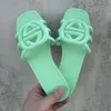 ÜCRETSİZ Nakliye Tasarımcı Sandalet Kadınlar Kilitleme G Slaytlar Kauçuk Terlik Bayanlar Düz plaj jöle senaryosu Turuncu Yaz Sonbahar Mules Açık Su Geçirmez Lüks Havuz