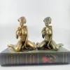 Sculptures sexy nue girl statue résine féminine sculpture art table décor bronze nue femme figurine figurine salle de maison décoration unique