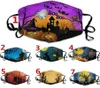 Masque DHL Halloween pour enfants adultes masques de Noël mode 3D Impression antidéstable masque lavable Shiping7244526