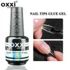 Gel de unhas Oxxi Profissional Falso cola de unhas Polimento de gel 15ml Semi -permanente com unhas com ponta de manipulação Varnish misto UV Q240507