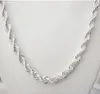 Fijn 925 Sterling Silver kettingxmas Nieuw 925 Silver Chain 4mm 1624inch E Rope ketting voor vrouwen Men Fashion Jewelry Link 86695209865143