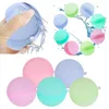 Reusable Water Balloons Refillable Balloon Quick Fill Self Sealing Bomb Splash Balls for Kids Swimming Pool 240418