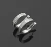 Nytt mode juvelerat berömt varumärke titan stål tråd örhängen 18k guldpläterad rostfritt stål klassisk kärlek pärla örhängen4905842