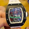 RM Luxury Watches Mechanical Watch Mills серия Mens Series Automatic Machinery 40x50 мм календарь ограниченное серия Mens Watch RM011 Global Limited Edition ST76