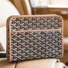 Jouvence Designer Purple damskie torebki kosmetyczne zestawy toaletowe męskie Travel Crossbody Wash Clutch Torby Luksusowe torebkę makijaż skórzana torba na ramię