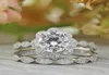 Choucong Brand New Top Sell Vintage Fashion Jewelry 925 Sterling Silver Couple Rings Round Cut White Topaz CZ Diamond Women Weddin3797035