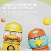 Toys de bain Baby Bathing Jouet Kids Cute Duck Penguin Egg Egg Spray rotatif Waterwheel Salle de bain Sprinkling Down Water Toys for Kids Gift D240507