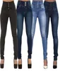 Été Vintage Slim Boyfriend High Waist Jeans pour les femmes Stretch Black Denim Mom Jeans Plus taille Push Up Skinny Jeans femme 2103021953323