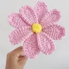 Fiori decorativi fatti a maglia a mano Multicolore galsang fiore per decorazioni per la casa decorazione di matrimoni in filo di cotone