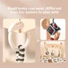 Gym pendentif jouet laine hochet hochet musical coton crochet mobile pour lit bébé teether activité pendentifs jouets nés accessoires 240426