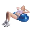 Equipamento 90*45cm Antiburst Pilates Yoga Ball Home Exercício Equipamento Esportes Ginásse Smootos Amendoim ioga Fiess Bolas com bomba de ar