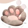 Cat Paw dos oreillers doux pour chaise en peluche canapé canapé de plancher intérieur chaise de maison décor animal