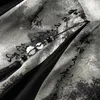 Joupes de style chinois vintage pour les femmes 2024 Été élégant imprimé patchwork satin jupe en file