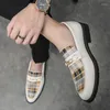 Chaussures décontractées Shoe italienne de haute qualité pour hommes modes