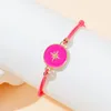 Braccialetti Charm Braccialetti Star Moon Compass Bracciale a stringa elastica regolabile per donne