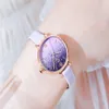 Light Luxury 2021 Starry Sky Miboni Quartz Watch Female Amethyst Purple Students Watches Beautiful Womens Wristwatches 256b