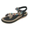 Scarpe casual plus size 36-42 Donne Summer Ladies Sandals Slip per tallone piatto su sandalias Flip Flip Flop Roman Platform