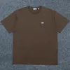 Prawdziwe zdjęcia 2024 Summer bawełniana T-shirt mężczyzn Kobiety 1: 1 Wysokiej jakości koszulka koszulka koszulka z krótkim rękawem