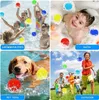 Toys de bain 30pcs Balles de trempage d'eau réutilisables ballons d'eau Cotton Splash Toys for Pool Beach Outdoor Summer Swimming Games Toy D240507