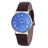 Blue Light Neutral Womens Watch Fashion Mens Belt Quartz Table cadeau