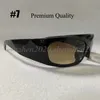 Premium Quality Fashion Curved Eye Protection Sunglasses Goggles for Women with Gift Box