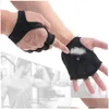 Sporthandschuhe Fitnesshandpalmen Beschützer mit Handgelenkswrap Support Frauen Frauen Training Bodybuilding Power Gewicht Heben Q0107 DROP D OTLTA