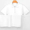 Polos Polos White Black Plaid koszulki polo Retro Lines Drukuj swobodny koszula Summer Streetwear Męs