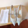 JC Jimmynessity Choo Elegant Women's Romy Bridal Sandals Wedding Dress Pumps Glitter Mesh Shoes Fabric Luxury Summer Brand Lady High Heels EU35-42 31TE
