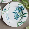 European Style keramische koffiekop en schotelse Engelse middag Black Tea Set Dessert Plate Bot China Rural Retro 240508