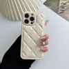 Сплошная кожа подходит для iPhone 15 Diamond Grid Down Jacket 14 Promax iPhone 13 Pro Phone Case 11 Полный пакет