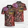 Herren Polos Gegrillte Lebensmittel Grafik Poloshirts für Männer Kleidung Harajuku Mode Kurzarm Hip Hop Barbeque Hemd BBQ Schwein Fleisch T -Shirt Tops