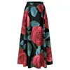 Faldas de moda estampado floral para mujeres