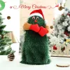 Miniature Push Dancing Giocattoli con musica Buon Natale Decorazioni per la casa di Capodanno per bambini