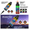 Sunfire Rechargeable Vape Pod Kits 20000 bouffés 600mAh Vape jetable 20mg 50mg de gorge Irritation Big Fog E Cigarettes Puff 12000 12K France Ca Shisha Vape 6 Color RGB