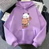 Men's Hoodies Sweatshirts Women Kawaii Panda Bear Bubu and Dudu Hoodie Cute Couple Are Doing Exercise Sweatshirt Girls Pocket Clothes Men Tops Long Slve T240507