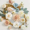 Dekorative Blumen Rose künstliche Kombination Box für Heimzimmer Dekor Hochzeit Heiratsdekoration im Freien Girland