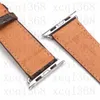 Fashion Watchband -band voor Apple Watch Band 42mm 38 mm 40mm 44 mm 41 mm 45 mm 49 mm Iwatch 4 5 6 SE 7 8 9 Series Luxe designer Leer kleurrijke bloem