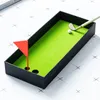 Golf Styling Club Red Banner Green Table Stationery Set interessante balpen witte bal gesimuleerde schoolbenodigdheden