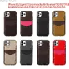 Leather Cell luxury Phone Cases Card Pocket For Apple iphone 13 12 11 pro max xsmax xr Accessories Protector