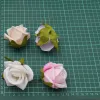 Kränze 30pcs/5 cm Hochqualität Flanell Rose Knospe Künstliche Seidenblume Köpfe DIY Geburtstagsfeier Hochzeits Handgelenk Blumen Kranz Kranz