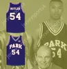 Custom nay mens Youth / Kids Caron Butler 54 Racine Park Panthers Basketball Jersey avec Patch Top cousé S-6XL